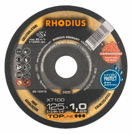 Kapskiva stl och rostfritt 