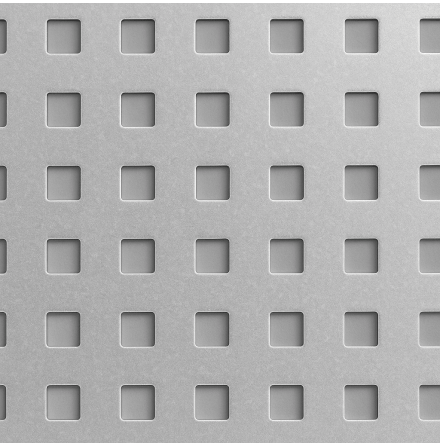 Perforerad plt Aluminium