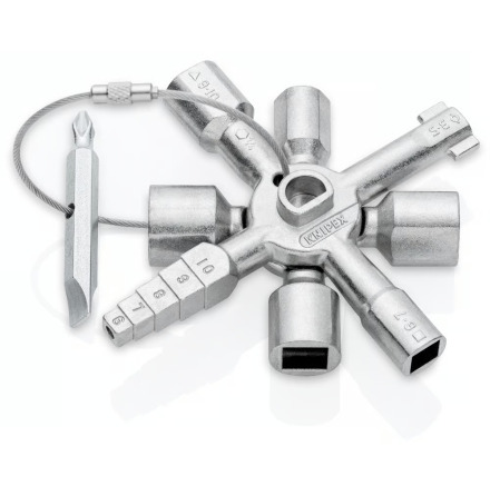 Vaktmstarnyckel TwinKey Knipex