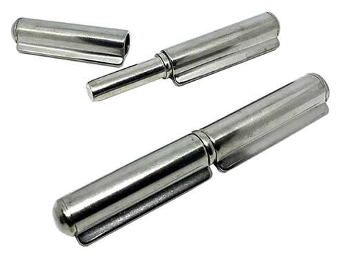 rostfritt gångjärn delningsbart