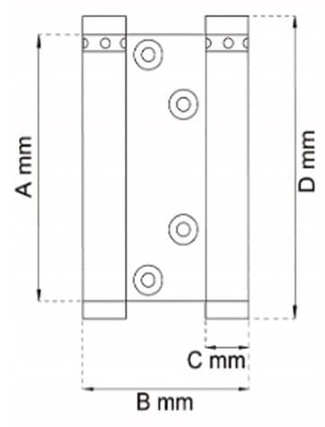 Rostfritt salongsgngjrn