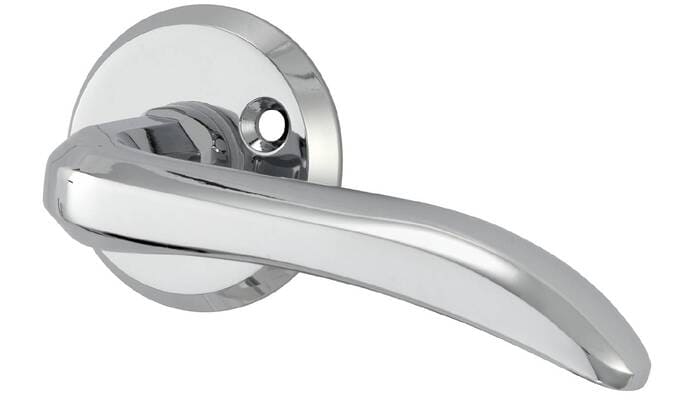 dörrhantag för ytterdörr krom