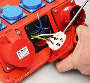 Portabel byggcentral för byggarbetsplatser