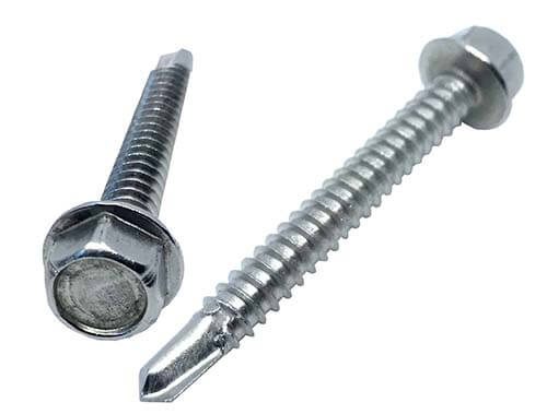 Självborrande skruv i rostfritt - balkskruv utan vädertätning