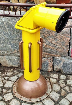 halv hålkula i konstruktion på kaninlandet Lisseberg