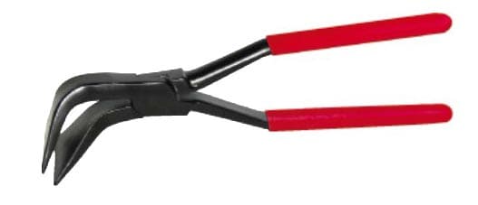 Falstång med lätt böjda käftar 45°