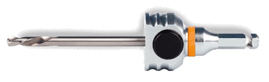 Hålsågshållare med centrumborr