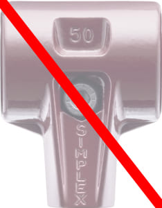 simplex hammarhus i gjutjärn