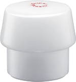 Medelmjukt vitt plastslag