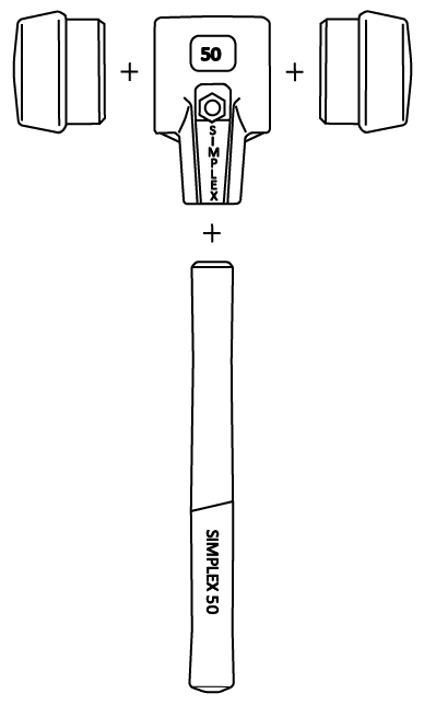 Komponera egen Simplex klubba bygg egen Halder klubba