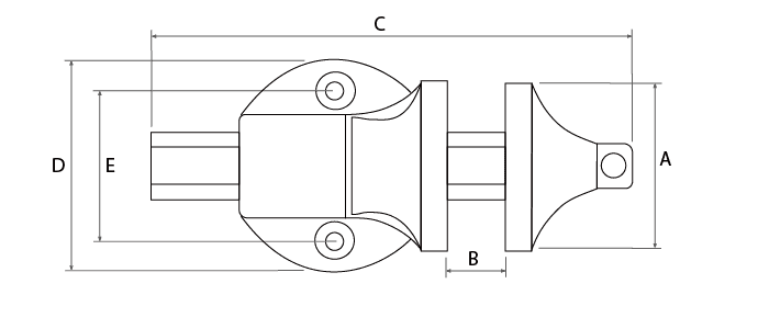 Skiss Durlach skruvstycke Magnat Basic