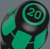 Skruvmejsel med tydlig spår och storleksuppmärkning