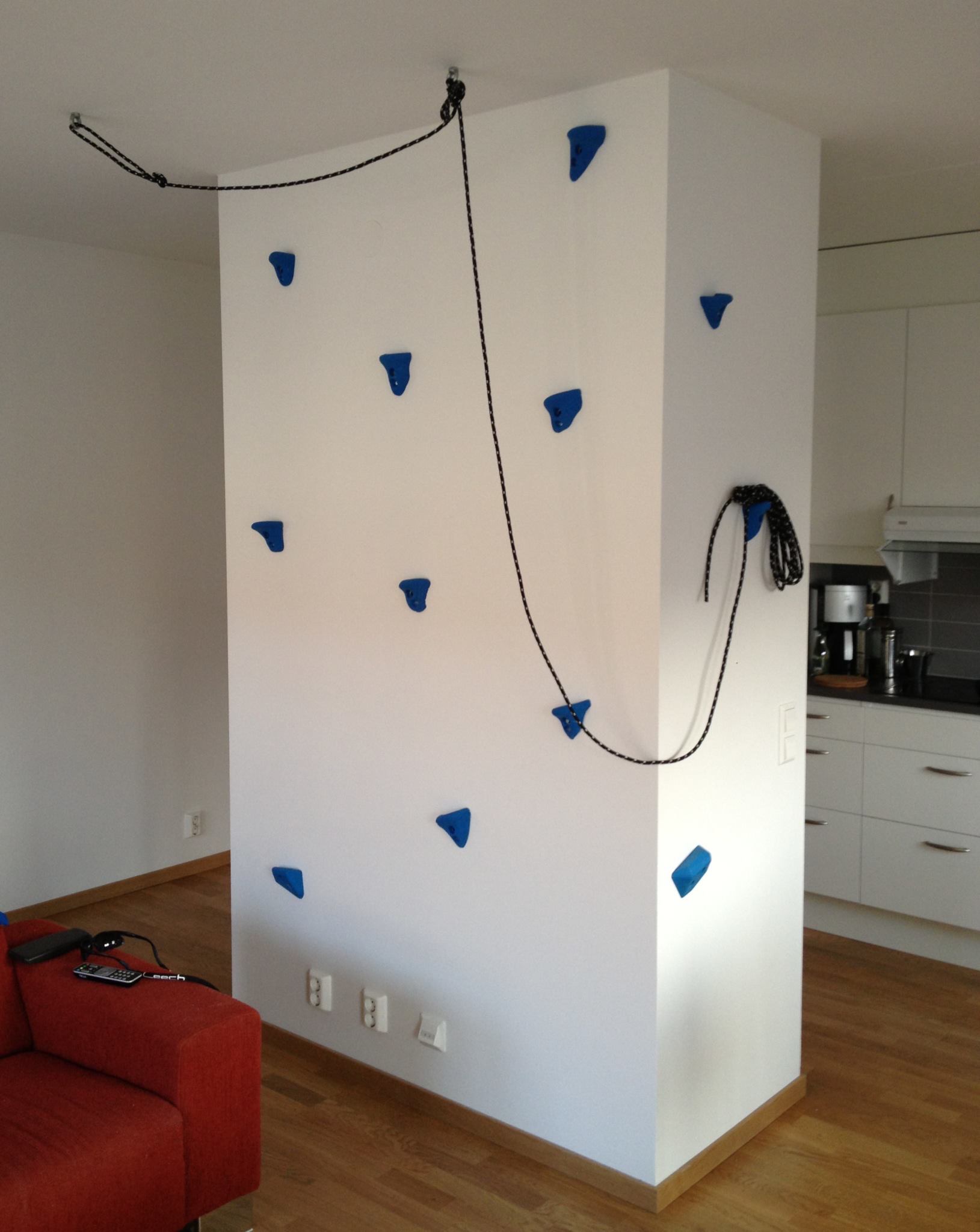 Lyftögla mutter klättervägg