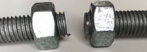 Kapa gängstång - slipa trubbig spets - återställ gängan