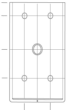 skiss balksko hålbild underdel