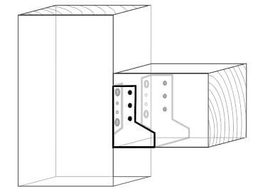 skiss balkso med invändig infästning