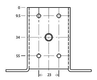 skiss hälbild underdel balksko skiss balksko hålbild underdel