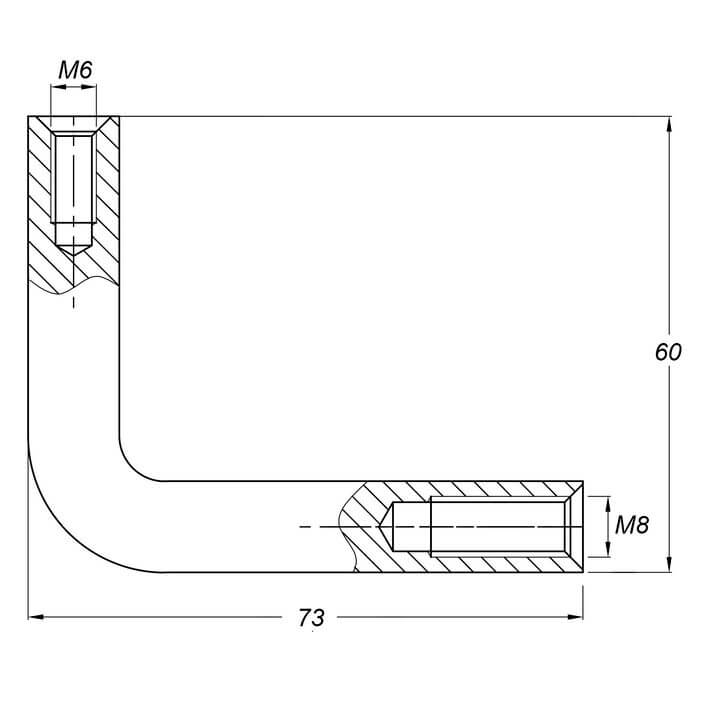 ritning ledstångskrok 24