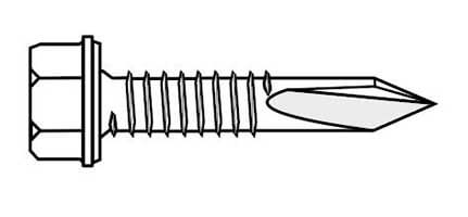 Pltskruv med borrspets - ej vdertt