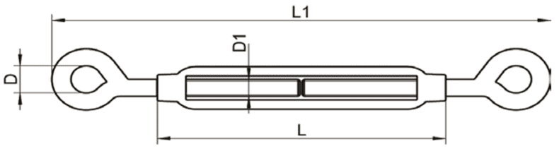 skiss rostfri vantskruv
